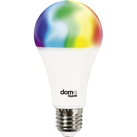 Lampadina Smart Goccia Wi-Fi RGB Colorata Colori Beghelli Smartphone Domotica - Formato: 14 W (1/3)