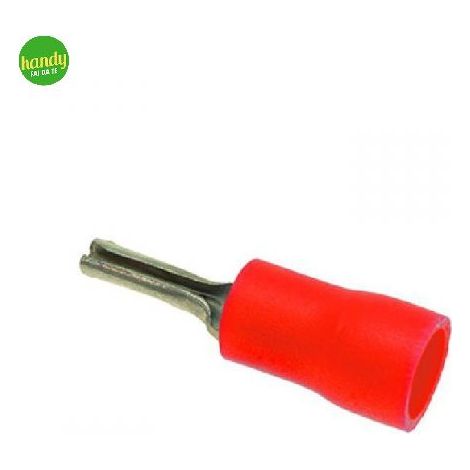 Capicorda Electraline puntale maschio 0,5-1,5mm rosso