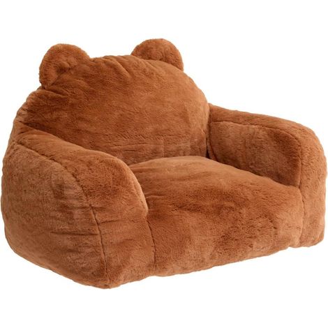 Fauteuil Enfant Ourson "Mamad" 65cm Marron