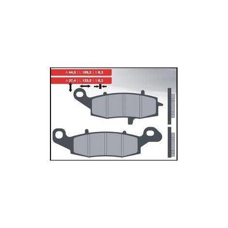 PASTILLAS DE FRENO BRENTA KH229 DE METAL SINTERIZADO (DORADO) (FT 4092)