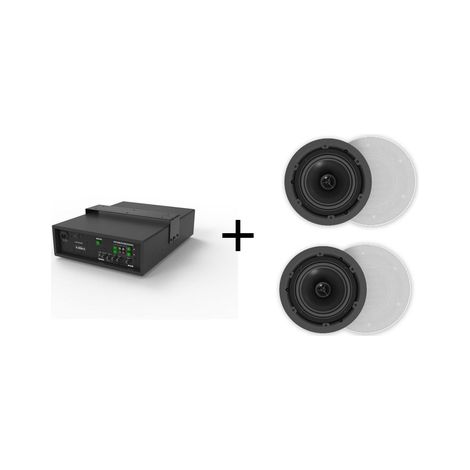 Kit audio: subwoofer da 8" 50W + 2 altoparlanti da soffitto (1/5)