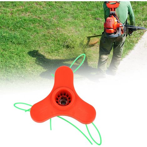 Ersatz-Rasentrimmerkopf aus Nylon mit 3 Fäden, Gartengeräte, Rasenmäherteile (1/5)