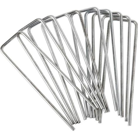 40 Pièces Clips Métalliques Galvanisés 15x4 cm (1/4)