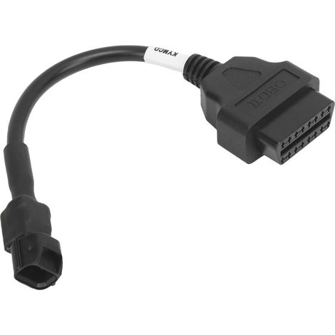 Cable de diagnóstico OBD2 de buena conductividad, accesorio de repuesto para motocicleta KYMCO de 3 pines. (1/4)