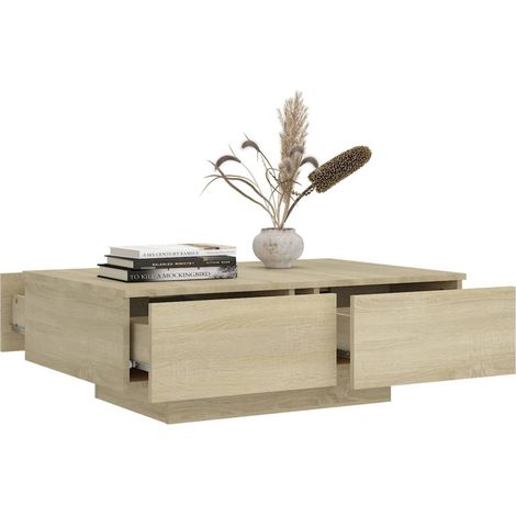 Table basse Chêne sonoma 90x60x31