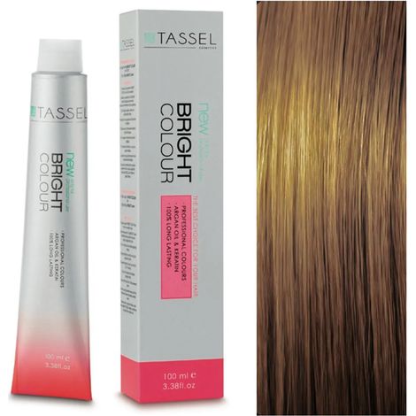 EUROSTIL BRIGHT COLOUR TINTE 7.71 RUBIO MEDIO MARRON FRIO 1UN