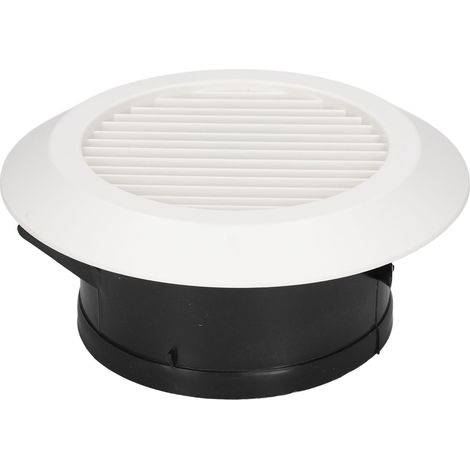 Round Air Vent ABS Louver Grille Cover Soffit for Bathroom Office Kitchen Ventilation 6in