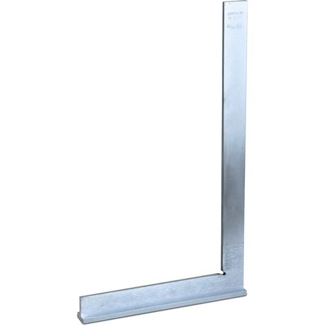 GOEBEL - Outils de mesure et traçage équerre à chapeau ACIER ZINGUÉ 300x180 mm (1/2)