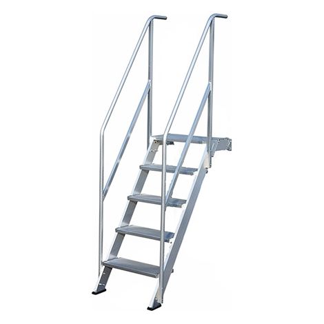 Scala industriale 3 gradini - Altezza raggiungibile 0.75m - Inclinazione 60° - SCA7366/03-2R
