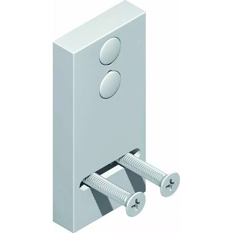 Ferrure Cale de Verrou - LA CROISEE D.S - Cale de verrou pour profil plat - Blanc 9010
