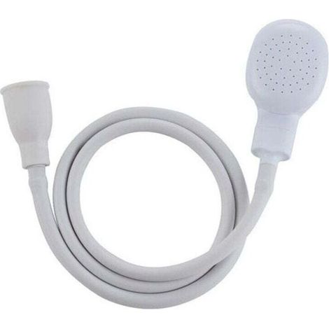 Douchette Robinet pour Mlangeur Plastique, Douchette Tuyau Lavabo Universelle Adaptable sur Robinet, Douchette Coiffure domicile, Bain Bb, Animal, WC (1M/39.37inch) (1/4)