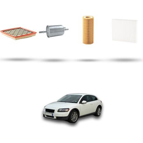 Kit tagliando 4 filtri compatibile con Volvo C30 2.5 T5 162Kw dal 2006 al 2008 (1/5)