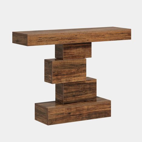 CAIziTable d'appoint à piètement géométrique, table de style moderne