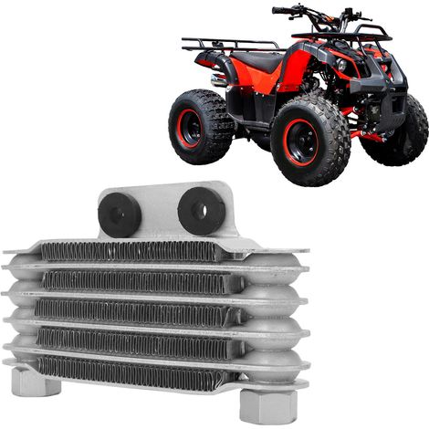 Ölkühler- und Schnittstellensatz aus Aluminium für Motorradmodifikationen, geeignet für Quads und Offroad-Motorräder von 50 bis 250 cm³. (1/5)