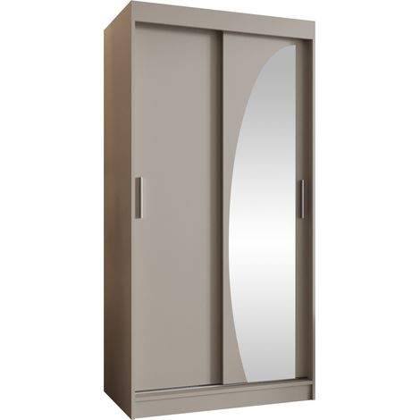 Armario Hartford 498, Cachemira, 200x100x62cm, Puertas de armario: Correderas, Número de estantes: 0