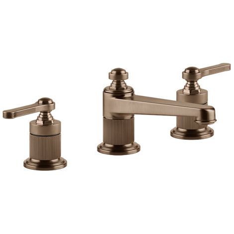 Gessi Venti20, robinetterie de lavabo à 3 trous, saillie 134mm,
