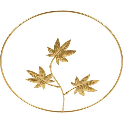 Wanddekoration aus Eisenblättern, Wandskulptur aus Blättern, Wanddekoration aus Metall, Blattrahmenskulptur am Bett, hängende Zweigdekoration, goldene Dekoration, Kunstanhänger aus Eisen