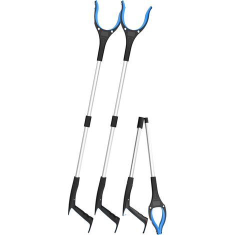 Ensemble de 2 outils de collection légers avec poignées antidérapantes, pour une utilisation pratique en entretien, réparation et bricolage.-AquaForge (1/5)