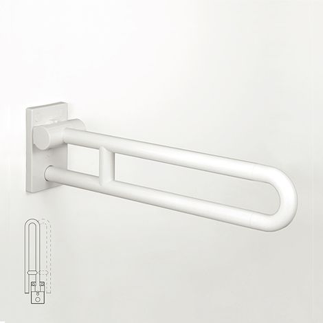 pba 01 Stützklappgriff drehbar,PRH 700mm aus Nylon