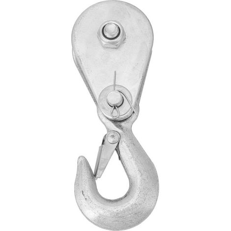 1 bloc de poulie à corde de levage à roue unique en acier haute résistance (0,5 tonnes) (1/5)