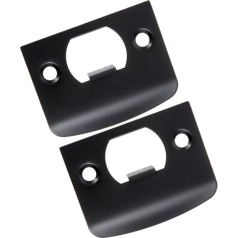 Lot de 2 plaques de renfort en acier inoxydable pour serrure (1/5)