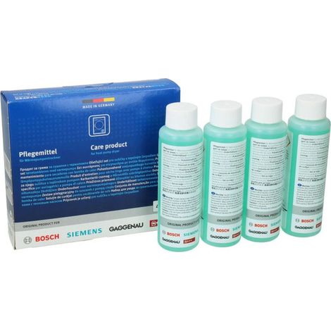 Ersatzteil - Pflegeset/4x125ml Reiniger, original -  - BOSCH, SIEMENS, NEFF, GAGGENAU, CONSTRUCTA, BALAY