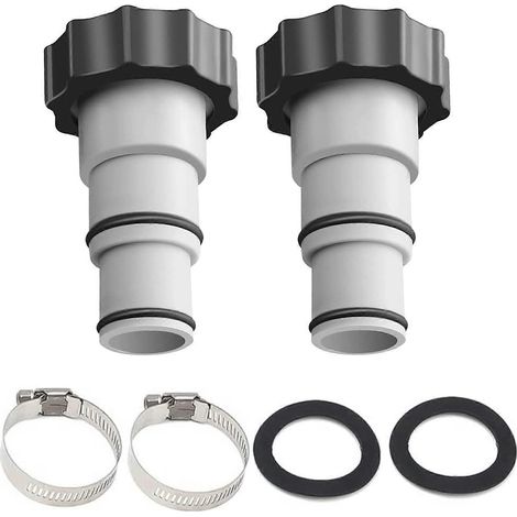 für Intex fitARU Poolzubehör Schlauchadapter für Pumpen mit Gewindeanschluss