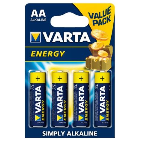 Varta Energy Pilas AA Alcalinas Pack de 80
