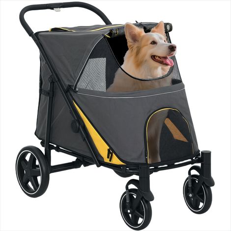 Caisse de transport pour animaux pliable 30 kg avec roues (1/5)