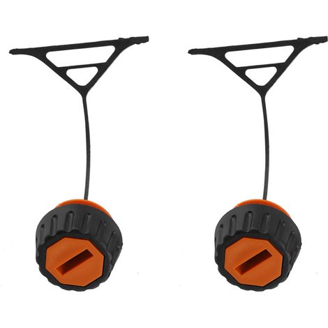 Bouchon de réservoir de carburant 2 pièces pour STIHL 028 038 020 021 023 024 025 026 034 036 048 Pièces de tronçonneuse (1/4)