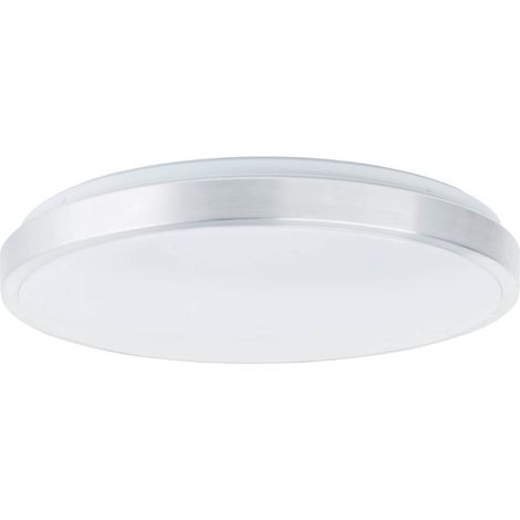 Plafonnier en nickel Livius avec blanc Ø 48,5cm - G80562A21