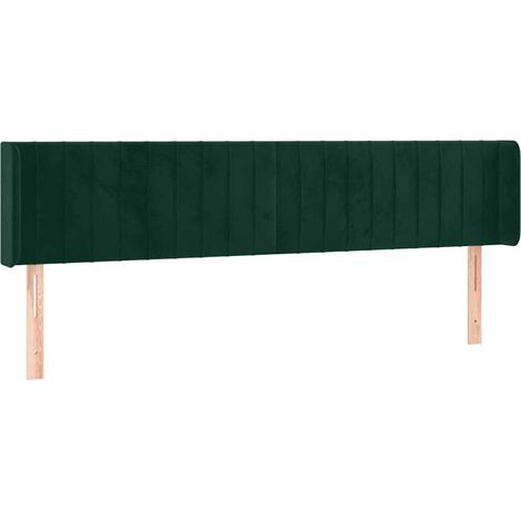 Maison Exclusive - Cabecero de terciopelo verde oscuro 183x16x78/ (1/5)