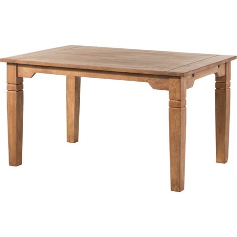 Table à manger extensible Manguier 140-220x90x76 huilé beige TOULOUSE 14