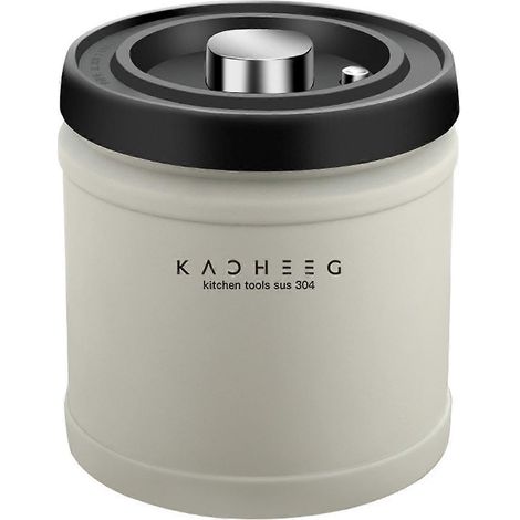Bocal hermétique sous vide pour grains de café, thé, fruits secs, acier inoxydable 304, boîte de conservation sous vide, 1 pièce. (1/5)