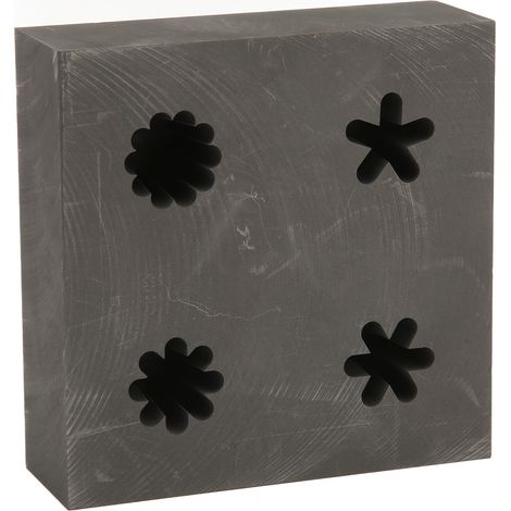 Moule en graphite en forme de fleur, 4 formes, conductivité thermique élevée, densité élevée, économie d'énergie, idéal pour bricolage artisanal (1/5)