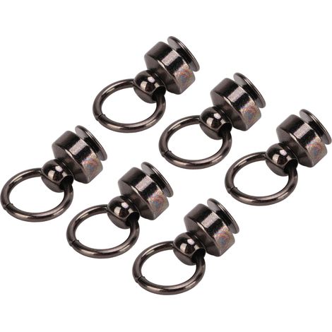 200 Rivets en Laiton pour Accessoires de Mode, Fixations pour Sacs et Vêtements DIY, Anneaux de Tirage 9mm Résistants (1/5)
