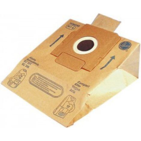 Bolsa aspirador hoover Alpine - Aria. Carton 119x150 mm. Boca 57 mm