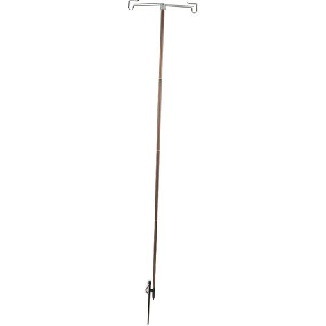 Zusammenklappbarer Camping-Laternenmast, leichter Laternenständer aus Aluminiumlegierung für den Außenbereich mit Aufbewahrungstasche, für Picknicks, Angeln und Cafés. (1/5)