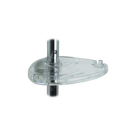 Jika Mio - Porte-savon pour barre de douche, transparent/blanc H3962700000001