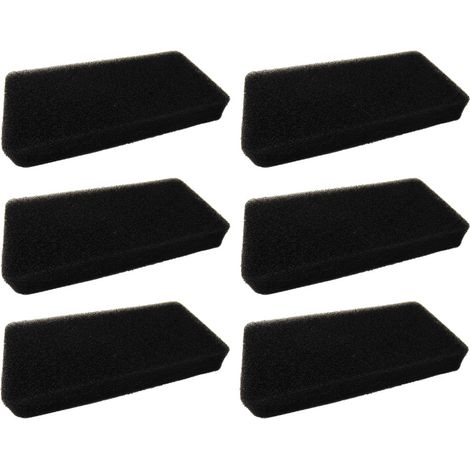 Trade-Shop Schwammfilter Schaumstofffilter Schaumfilter für Gorenje D8464GB D8564G T8111 BFD92AE D79864J SFE-82AE D01EON/LT D7664N D7665N D7764N D79864J - 6 Stück (1/3)