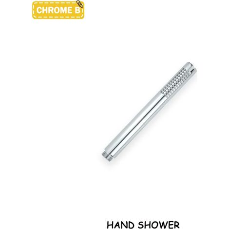 (Douche chromée B) Accessoires de salle de bain en laiton doré brossé, pommeau de douche rond ou carré haute pression pour baignoire et baignoire à main, économiseur d'eau, haute pression. (1/5)