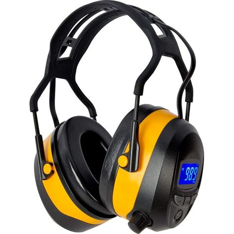 Kapselgehörschutz mit Radio & Bluetooth, NRR 29dB, wiederaufladbar (1/5)