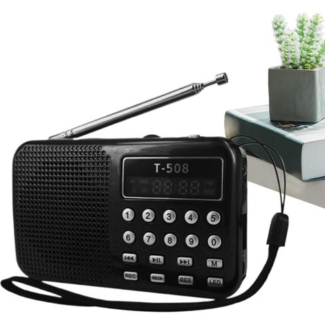 Portable Radio Portable Compacte AM FM Haut Parleur Lecteur (1/5)