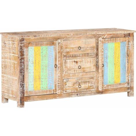 vidaXL Buffet 151x40x75 cm Bois d'acacia brut (1/5)