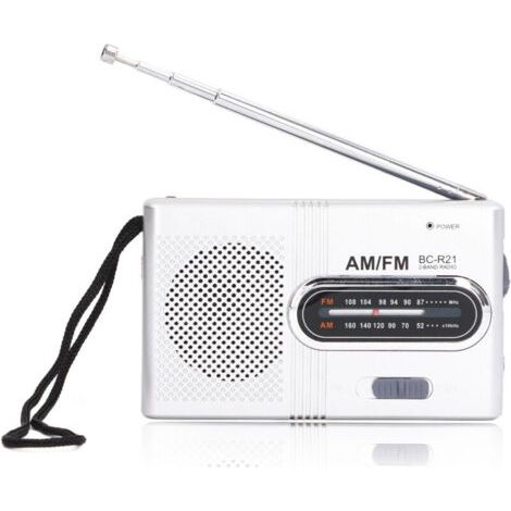 Radio AM FM Numérique Portable avec Fonction Mémoire et Réglage Facile - BCR21 (Piles AA Incluses) (1/5)
