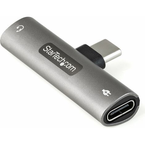 StarTech.com Adaptateur USB C Jack audio argent (1/5)