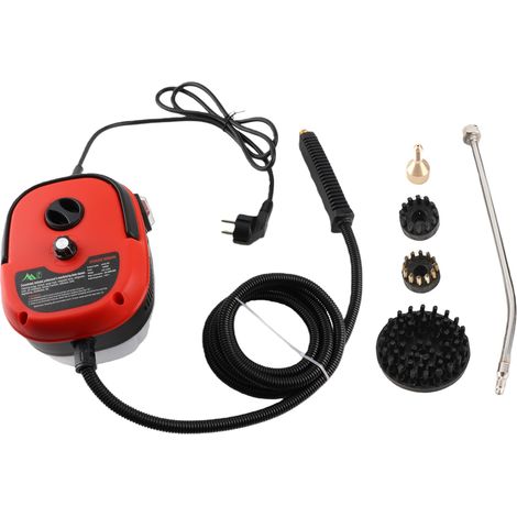 Nettoyeur à vapeur portable 1500 W, machine de nettoyage sous pression à haute température avec têtes de brosse pour meubles de cuisine, salle de bain, voiture (1/5)