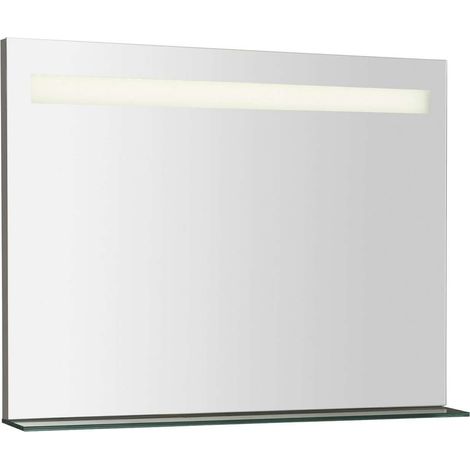 Sapho Breto - Specchio Bretto 800x608 mm con luce LED e mensola BT080 (1/5)