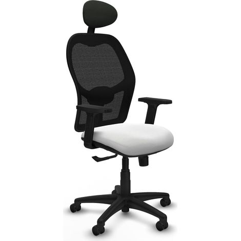 Silla de oficina piqueras y crespo Alocén negro malla cómoda (1/2)