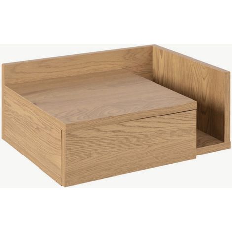 Table de chevet Ashton avec tiroir - chêne sauvage